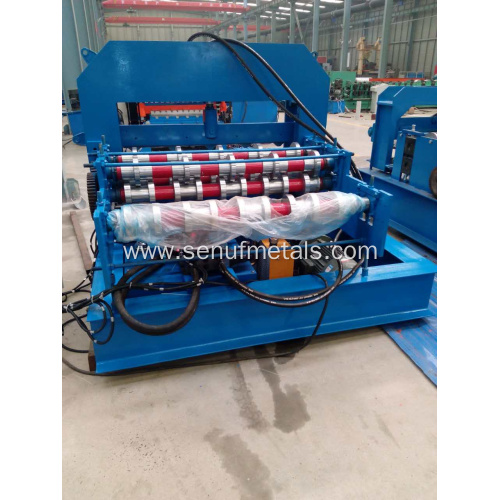 Automatic aluminum roof sheet metal curving machine